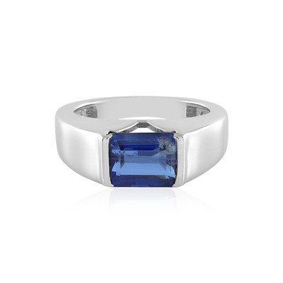 Bague en argent et Kyanite du Népal