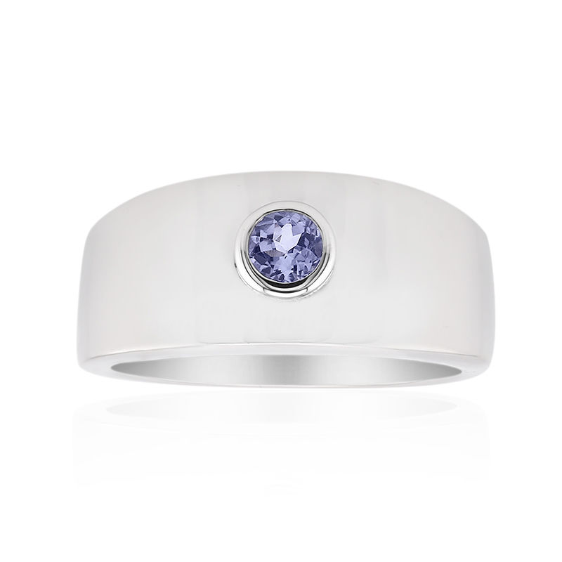 Bague en argent et Tanzanite non chauff e 9334JV Juwelo Bijouterie