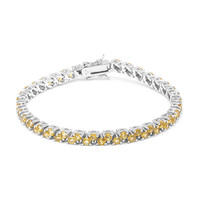 Bracelet en argent et Citrine