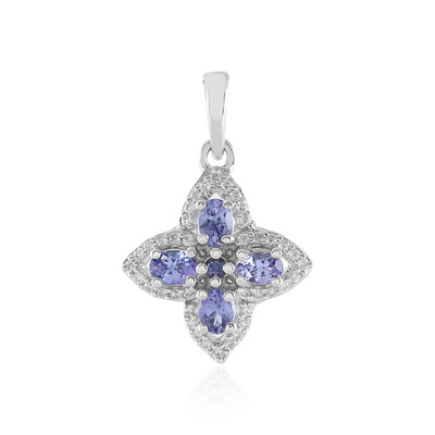 Pendentif en argent et Tanzanite