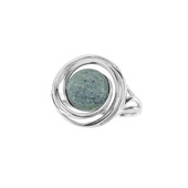 Bague en argent et Fuchsite (dagen)