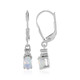 Boucles d'oreilles en argent et Opale Welo