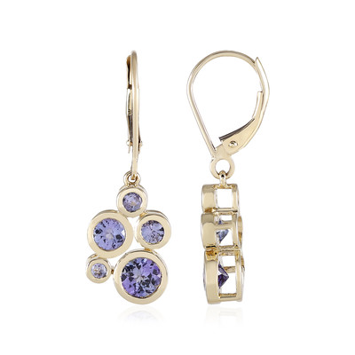 Boucles d'oreilles en or et Tanzanite (KM by Juwelo)