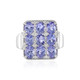 Bague en argent et Tanzanite