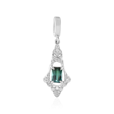 Pendentif en argent et Tourmaline verte de Benedito