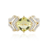 Bague en or et Quartz de l'Ouro Verde (SUHANA)