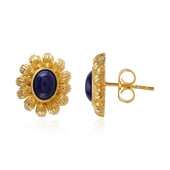 Boucles d'oreilles en laiton et Lapis-Lazuli (Juwelo Style)