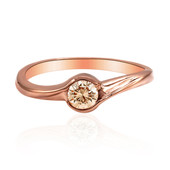 Bague en or et Diamant rose de France VS1 d'Argyle (Annette)