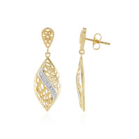 Boucles d'oreilles en argent et Diamant I3 (J)