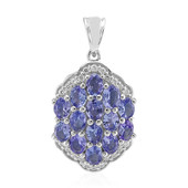 Pendentif en argent et Tanzanite