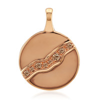 Pendentif en or et Diamant rose de France SI1 d'Argyle 