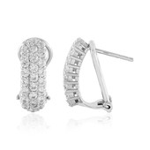 Boucles d'oreilles en argent et Zircon