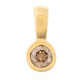 Pendentif en or et Diamant champagne SI1 d'Argyle (CUSTODANA)