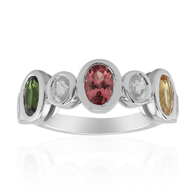 Bague en argent et Tourmaline (Pallanova)