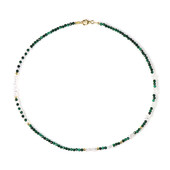 Collier en argent et Malachite (Riya)