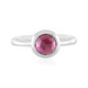 Bague en argent et Grenat Rhodolite framboise