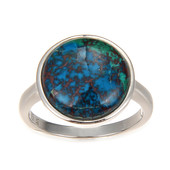 Bague en argent et Chrysocolle