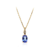 Collier en or et Tanzanite