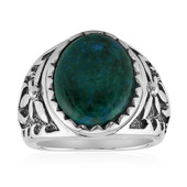 Bague en argent et Chrysocolle (Art of Nature)