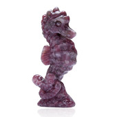 Figurine et Lépidolite