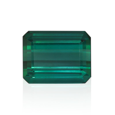 Gemme et Tourmaline verte 11,08 ct