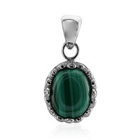 Pendentif en argent et Malachite (Art of Nature)