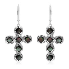 Boucles d'oreilles en argent et Nacre