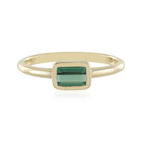 Bague en or et Tourmaline verte de Benedito (Adela Gold)