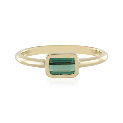 Bague en or et Tourmaline verte de Benedito (Adela Gold)