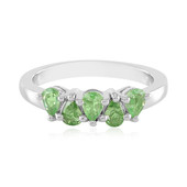 Bague en argent et Grenat Tsavorite