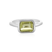 Bague en argent et Quartz citron