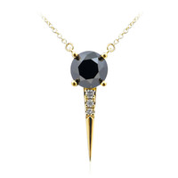 Collier en or et Diamant noir (de Melo)