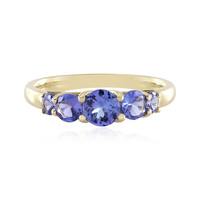 Bague en or et Tanzanite AAA (de Melo)