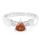 Bague en argent et Grenat Hessonite