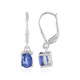 Boucles d'oreilles en argent et Kyanite