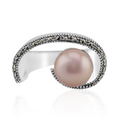 Bague en argent et Perle Ming (Annette classic)