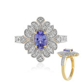 Bague en argent et Tanzanite