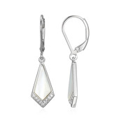 Boucles d'oreilles en argent et Nacre