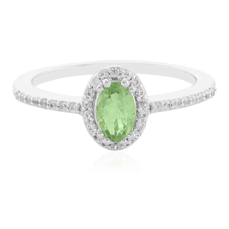 Bague en argent et Grenat vert menthe de Merelani 1314QQ Juwelo