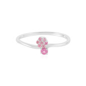 Bague en argent et Tourmaline rose