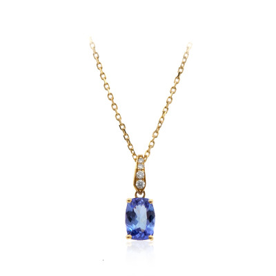 Collier en or et Tanzanite