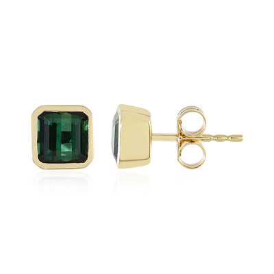 Boucles d'oreilles en or et Tourmaline verte de Benedito (Adela Gold)