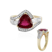 Bague en or et Rubellite AAA de Cruzeiro (D'vyere)