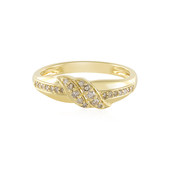 Bague en argent et Diamant champagne I2