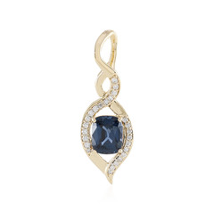 Pendentif en or et Spinelle bleu cobalt Luc Yen (AMAYANI)