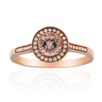 Bague en or et Morganite AAA (CIRARI)