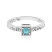 Bague en argent et Apatite bleue