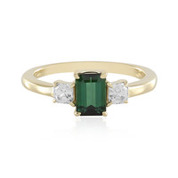 Bague en or et Tourmaline verte de Benedito (Adela Gold)