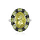 Bague en argent et Quartz de l'Ouro Verde