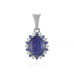 Pendentif en argent et Tanzanite